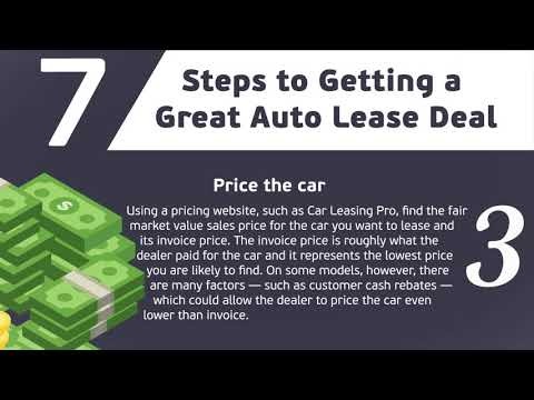 7 Steps to Getting a Great Auto Lease Deal